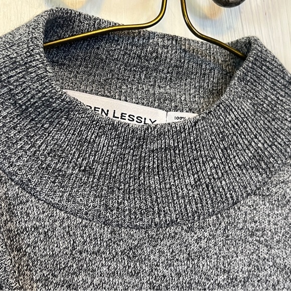 Vintage Karen Lessly small woman’s grey, red and black attached sweater set - Picture 3 of 6